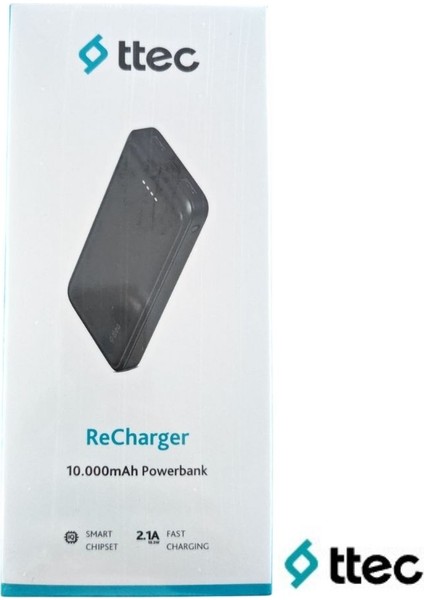 Recharger 10000MAH Taşınabilir Usba ve Type-C Taşınabilir Hızlı Powerbank Display Box Siyah 2BB263S fırsatları