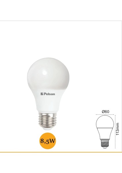 8,5 W LED Ampul