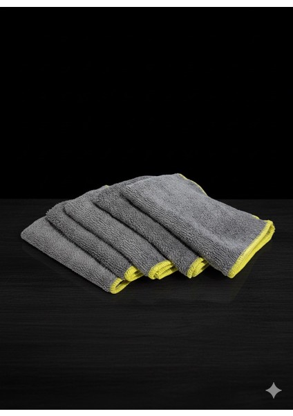 5 Adet Pro Mikrofiber Bez 30X30 Ultra Kalın Doku
