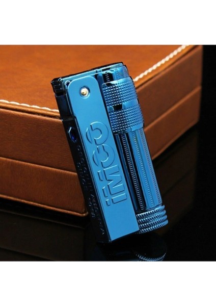 Kişiye Özel Mavi Çelik Çakmak