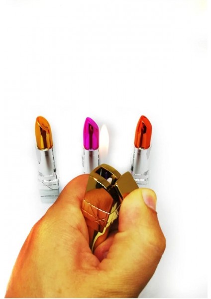 Kişiye Özel Özel Kaplama Ruj Model Çakmak, Ruj Görünümlü Gazlı Çakmak