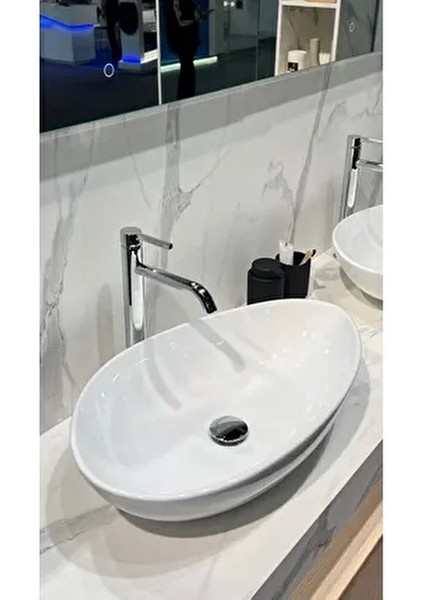 Cerastyle Hera 60 cm Tezgah Üstü Çanak Lavabo Modern Tasarım 1 Gözlü Ankastre modelleri