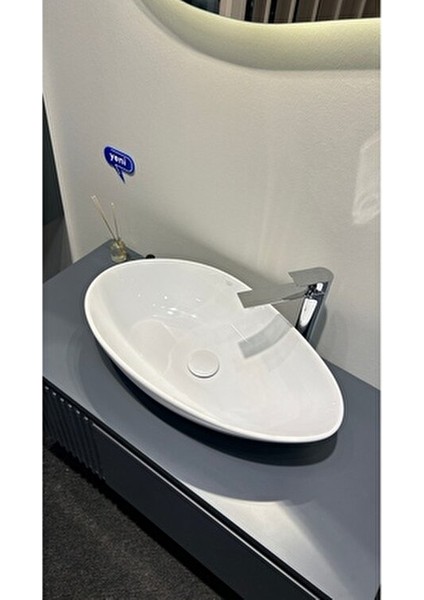 Cerastyle Hera 60 cm Tezgah Üstü Çanak Lavabo Modern Tasarım 1 Gözlü Ankastre fırsatları