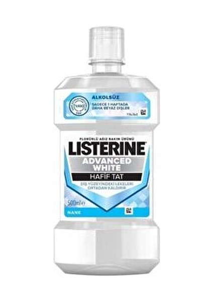 Advanced White Ağız Bakım Suyu 500 ml x2'li Plak Çıkarma Etkisiyle Ferah Nefes modelleri