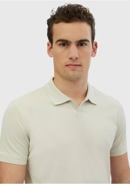 Taş Düz Polo Yaka %100 Pamuk T-Shirt fırsatları