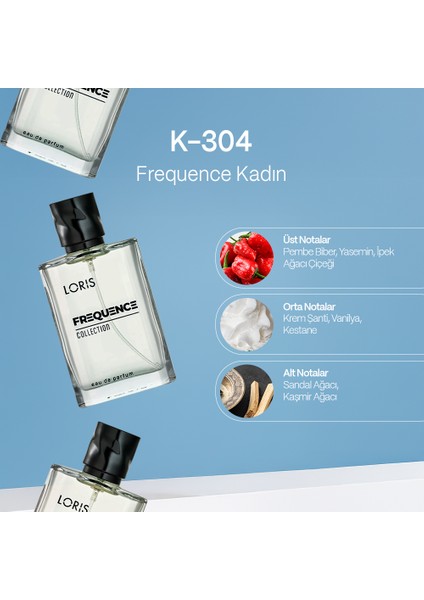 K-304 Frequence Parfume Edp 50 ml Oryantal Kadın Parfüm fiyatları