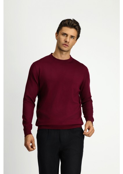 Bisiklet Yaka Regular Fit Triko Kazak fiyatları