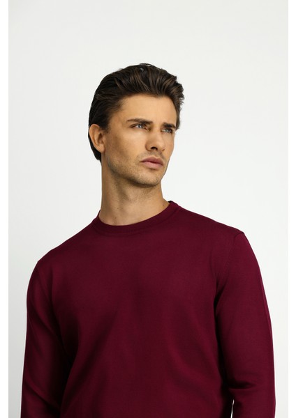 Bisiklet Yaka Regular Fit Triko Kazak fırsatları