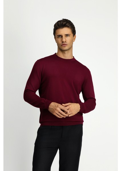 Bisiklet Yaka Regular Fit Triko Kazak indirimleri