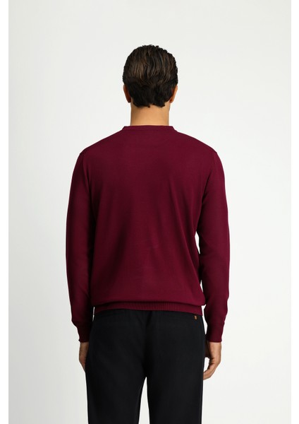 Bisiklet Yaka Regular Fit Triko Kazak