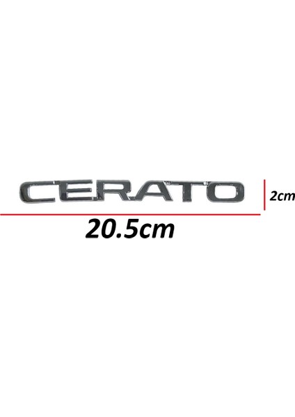 Kıa Yazı Cerato 09-15 Arka (Cerato Yazısı)