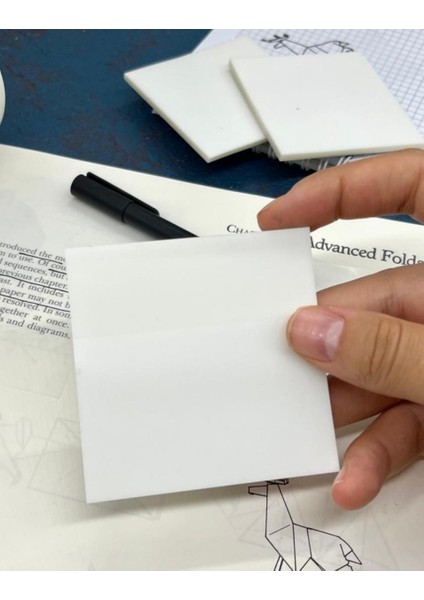 Yapışkanlı Şeffaf Post-It Not Kağıdı (L-3)