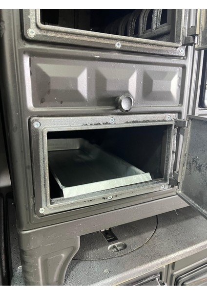 Kuzine Soba - Eko Döküm Tuğlalı - Döküm Soba - CAMLI indirimleri