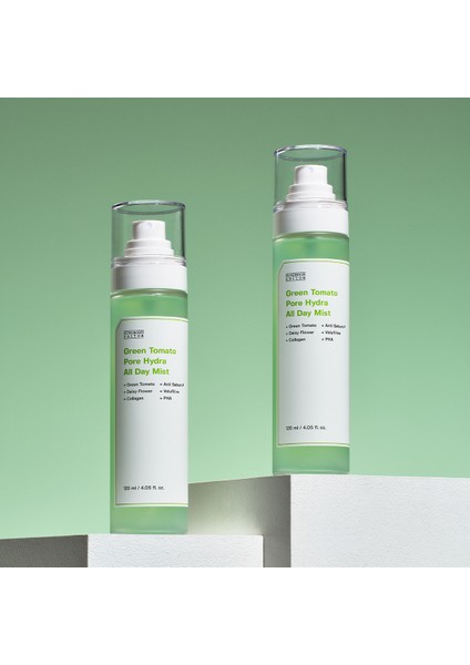 Green Tomato Pore Hydra All Day Mist / Gözenek Sıkılaştırıcı Nemlendirici Mist 120ML modelleri