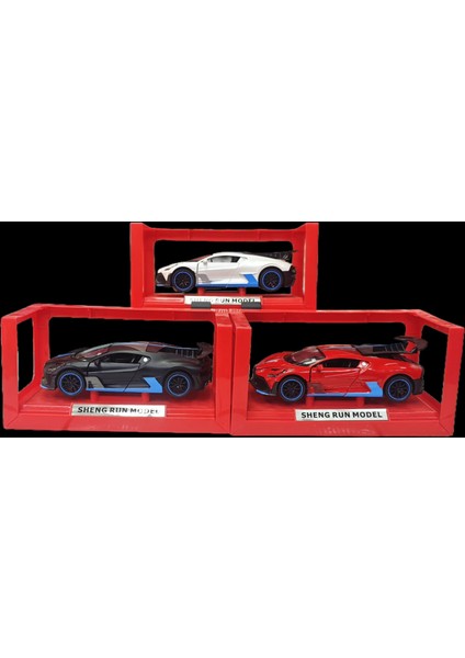 Bugatti 1:32 Ölçek Modelaraba Die-Cast Model