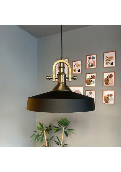 Açe Siyah Tekli Gemici Eskitme Başlık Avize Retro Sarkıt Ofis Showroom Salon Mutfak Avizeleri fiyatları