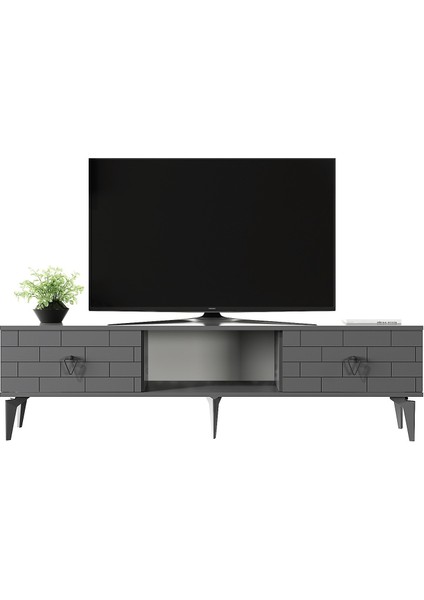 Varnact Tv Sehpası Antrasit-Antrasit modelleri