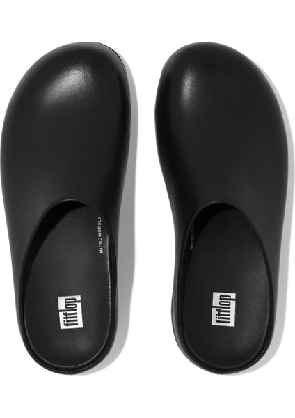 Kadın Terlik 268-001 Fitflop Shuv Leather Black fırsatları
