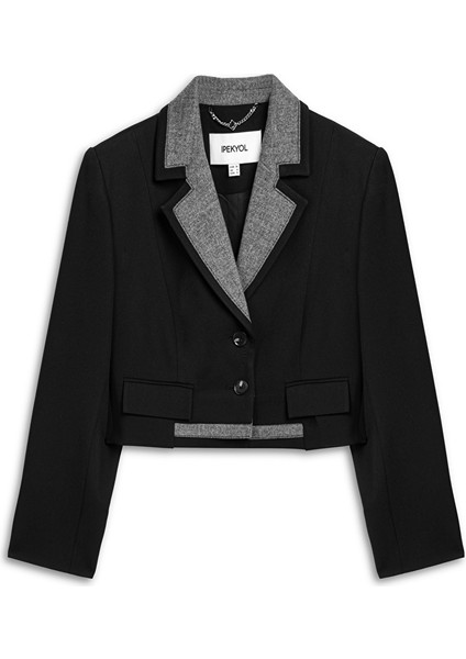 Kumaş Mix Crop Blazer IW6250106014001 indirimleri