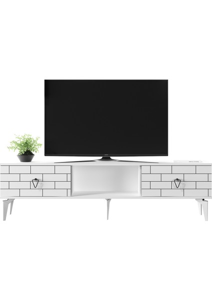Varnact Tv Sehpası Beyaz-Beyaz modelleri