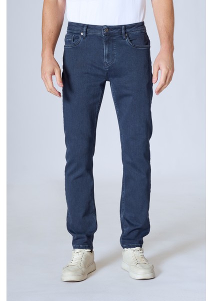 Martin 836 B Dokulu Kumaş Likralı Rahat Kesim Erkek Kot Pantolon