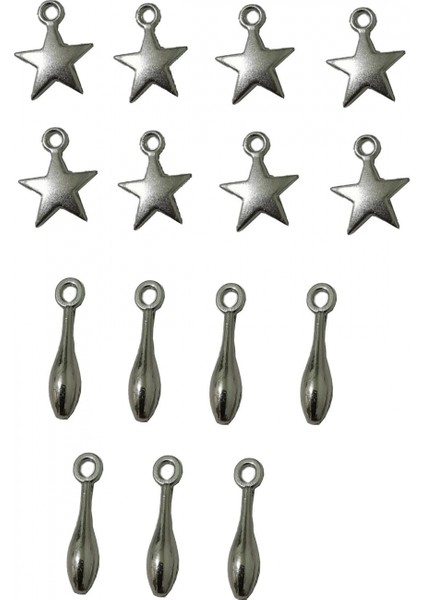 Fermuar Başlık Ucu 15 Adet Gümüş Rengi Kullanım Alanı Mont Çanta Pantolon