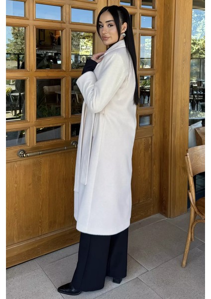 Kadın Gold Tokalı Kuşaklı Iç Astarlı Sakallı Kaban P-00018445 indirimleri