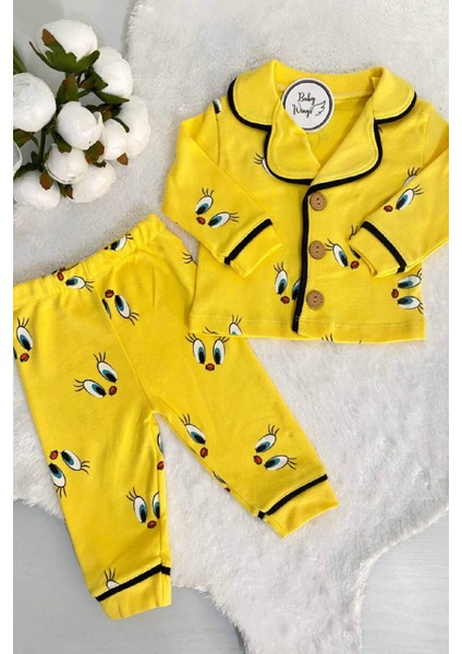 Kız Erkek Unisex Lüx Alt-Üst 2 Parça Desenleri Canlı Pamuklu Pijama Takımı fiyatları