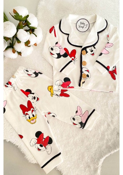 Kız Erkek Unisex Lüx Alt-Üst 2 Parça Desenleri Canlı Pamuklu Pijama Takımı fiyatları