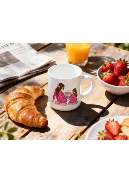 Mama Özel Tasarım Porselen Kupa Beyaz fırsatları