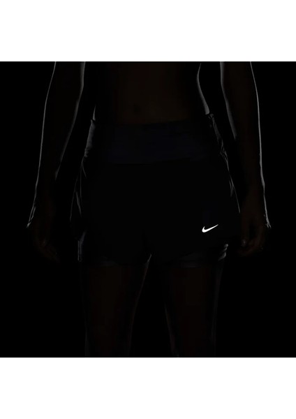 Dri Fit Swift 3in 2N1 Short Kadın Reflektörlü 3 Cepli Taytlı Şort Mavi indirimleri