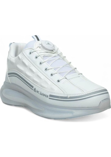 Mc Jampar Erkek 2250 Siyah Beyaz Memory Foam Akıllı Taban Spor Ayakkabı