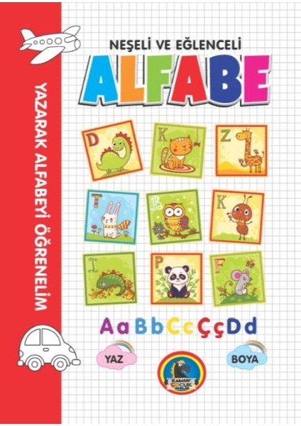 Neşeli ve Eğlenceli Alfabe Boyama