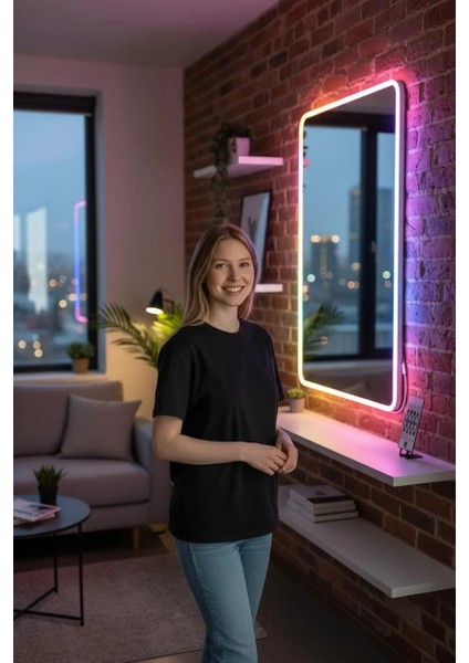 CT-4567 Pixel Neon LED Set 5 Metre Rgb Kumandalı Esnek Şerit Işık Iç & Dış Mekan Dekoratif Aydınlatma