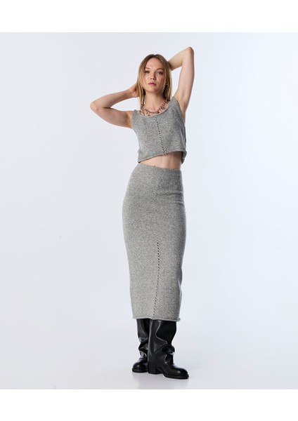 Cutout Detaylı Etek TW6240004157005 fırsatları