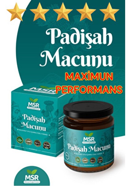 MSR Padişah Macunu Doğal ve Katkısız 240 gr Dülavrat Otu ile Zenginleştirilmiş