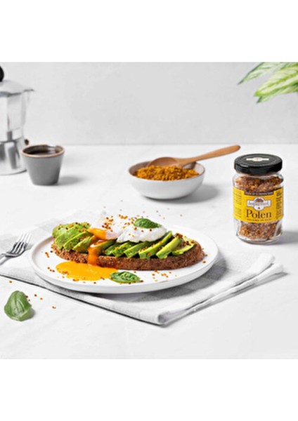 Doğal Arı Poleni Yüksek Lif ve Protein İçeren 100 gr Zengin Mineral ve Vitamin