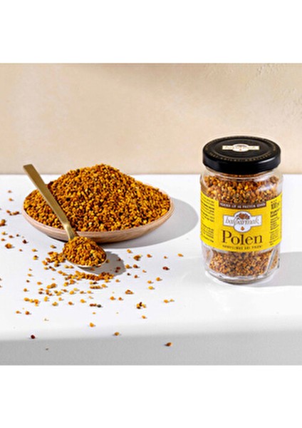 Doğal Arı Poleni Yüksek Lif ve Protein İçeren 100 gr Zengin Mineral ve Vitamin