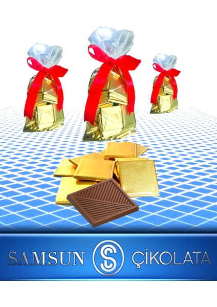 100 Adet (600 Gr) Gold Sargılı Madlen Çikokata fırsatları