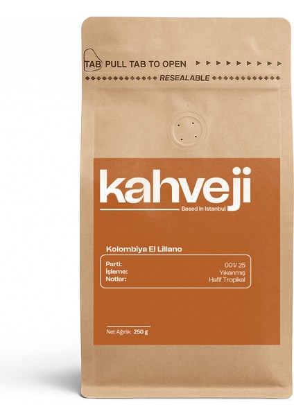Kolombiya El Lillano 250 gr