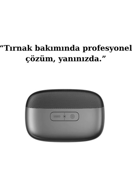 Elektrikli Tırnak Bakım Seti – Type-C Şarjlı, LED Işıklı, Değiştirilebilir Başlıklar, 3 Saat Kesintisiz Kullanım