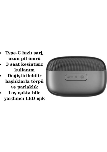 Elektrikli Tırnak Bakım Seti – Type-C Şarjlı, LED Işıklı, Değiştirilebilir Başlıklar, 3 Saat Kesintisiz Kullanım fiyatları
