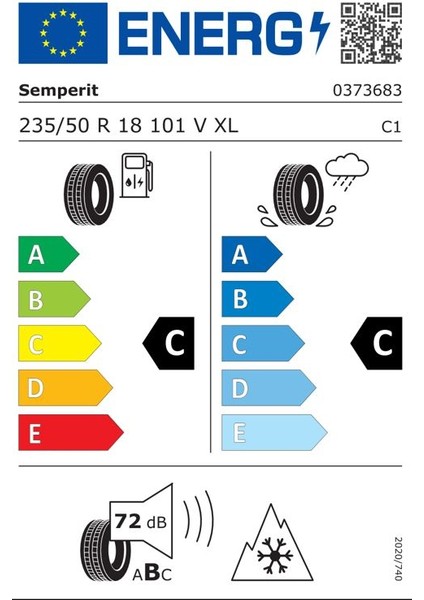 Semperıt 235/50R18 101V Xl Speedgrıp-5 2025 Kış Lastiği fiyatları