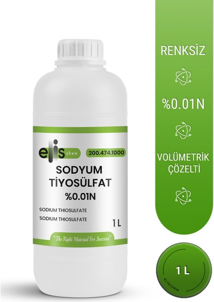 Sodyum Tiyosülfat 0.01N 1 Litre