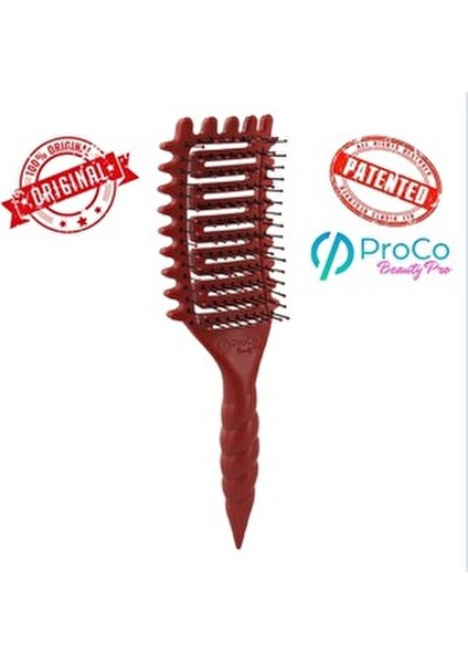 Beauty Pro Curly Kıvırcık Saçlar İçin Bukle Belirginleştirici Saç Fırçası - Özel Tasarım