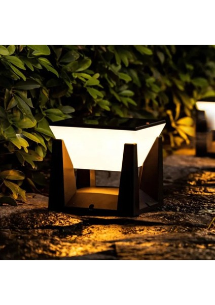 Uzmlight Adal Solar LED Armatürü Set Üstü 30W 3000K-4000K-6500K IP54 Kare ( Kumandalı) fırsatları