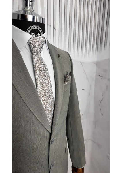 Slim Fit Mono Yaka Takım Elbise fiyatları