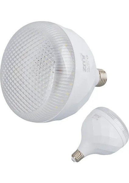 -110/B.65 20W 3’lü Kristal Camlı T-Bulb LED Ampul E27 6500K Beyaz Işık 1800lm