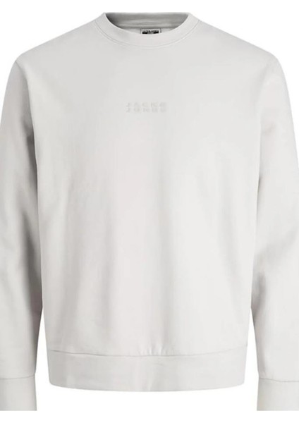 Jack&jones 12282821 Jcostance Sweat Vapor Blue Erkek Sweatshirt