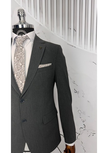 Slim Fit Mono Yaka Takım Elbise fiyatları